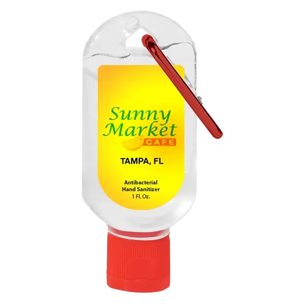 1 Oz. Hand Sanitizer With Carabiner - 1 Oz. Hand Sanitizer With Carabiner - Image 29 of 32