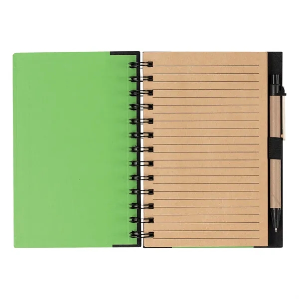ECO-INSPIRED SPIRAL NOTEBOOK & PEN - ECO-INSPIRED SPIRAL NOTEBOOK & PEN - Image 7 of 21