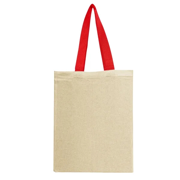 Natural Cotton Canvas Grocery Tote Bag - Natural Cotton Canvas Grocery Tote Bag - Image 14 of 16