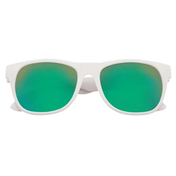 Rubberized Mirrored Sunglasses - Rubberized Mirrored Sunglasses - Image 6 of 18