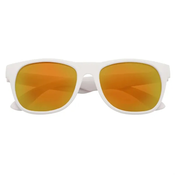 Rubberized Mirrored Sunglasses - Rubberized Mirrored Sunglasses - Image 16 of 18