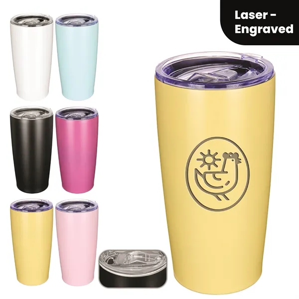 Custom Insulated Stainless Tumbler with Slider Lid - Custom Insulated Stainless Tumbler with Slider Lid - Image 0 of 1