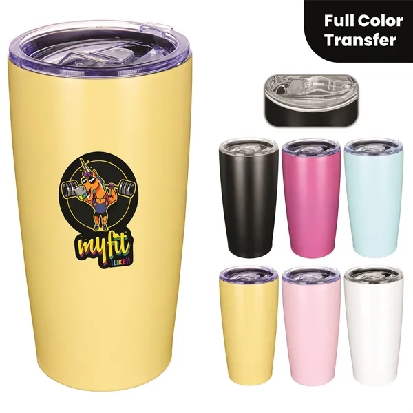 Custom Insulated Stainless Tumbler with Slider Lid - Custom Insulated Stainless Tumbler with Slider Lid - Image 1 of 1