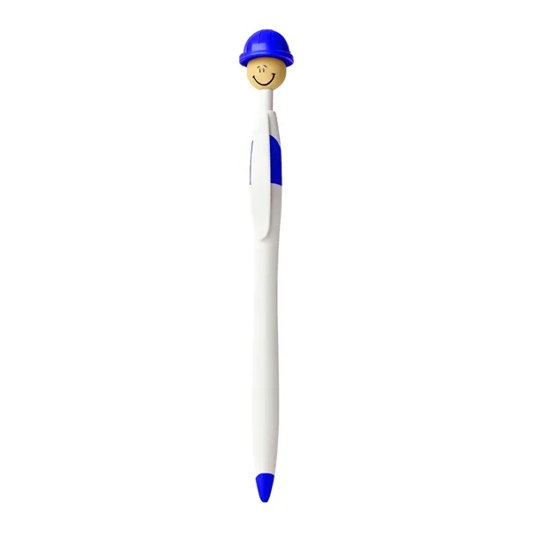 Fun Construction Hat Retractable Ballpoint Pen - Fun Construction Hat Retractable Ballpoint Pen - Image 1 of 4