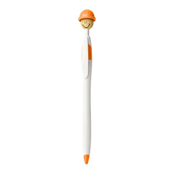 Fun Construction Hat Retractable Ballpoint Pen - Fun Construction Hat Retractable Ballpoint Pen - Image 2 of 4