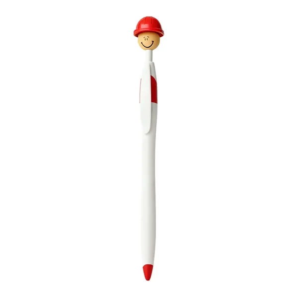 Fun Construction Hat Retractable Ballpoint Pen - Fun Construction Hat Retractable Ballpoint Pen - Image 3 of 4