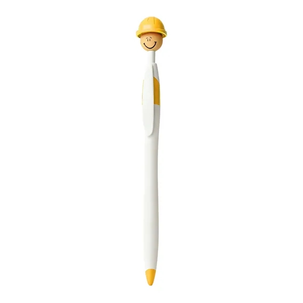 Fun Construction Hat Retractable Ballpoint Pen - Fun Construction Hat Retractable Ballpoint Pen - Image 4 of 4