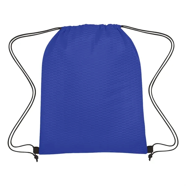 Wave Design Non-Woven Drawstring Bag - Wave Design Non-Woven Drawstring Bag - Image 12 of 12