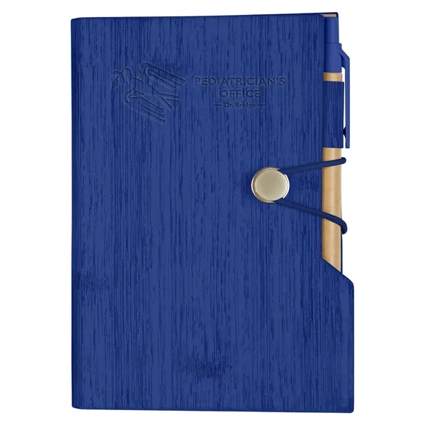 Woodgrain Look Notebook With Sticky Notes And Flags - Woodgrain Look Notebook With Sticky Notes And Flags - Image 15 of 15