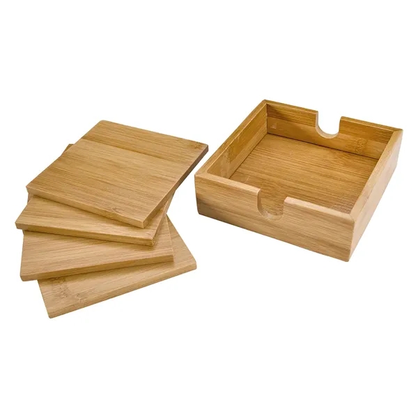 Bamboo Coaster Set - Bamboo Coaster Set - Image 1 of 4