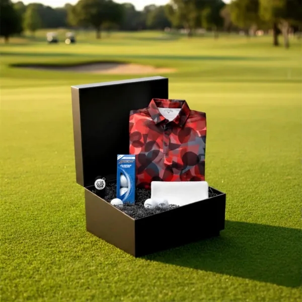 YATTA® Polo, Towel, Srixon® Golf Ball & Divot Tool Gift Set