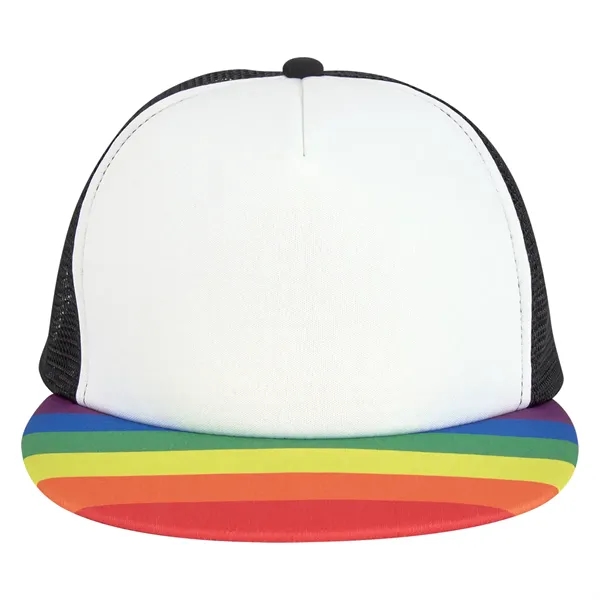 Rainbow Trucker Cap - Rainbow Trucker Cap - Image 3 of 12