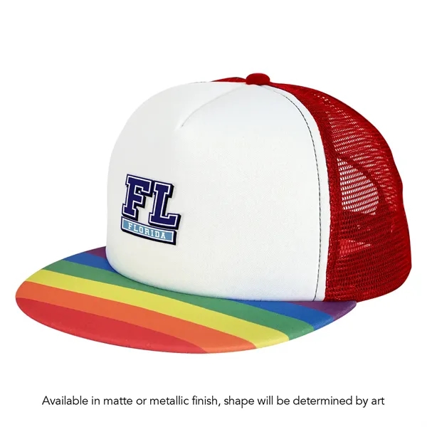 Rainbow Trucker Cap - Rainbow Trucker Cap - Image 8 of 12