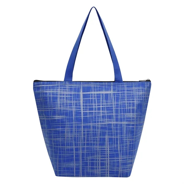 Crosshatch Non-Woven Cooler Bag - Crosshatch Non-Woven Cooler Bag - Image 10 of 10
