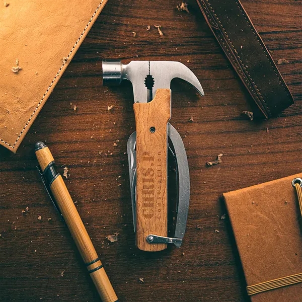 12-IN-1 MULTI-FUNCTIONAL WOOD HAMMER - 12-IN-1 MULTI-FUNCTIONAL WOOD HAMMER - Image 5 of 5