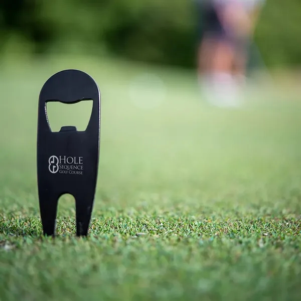 Custom Divot Tool With Bottle Opener