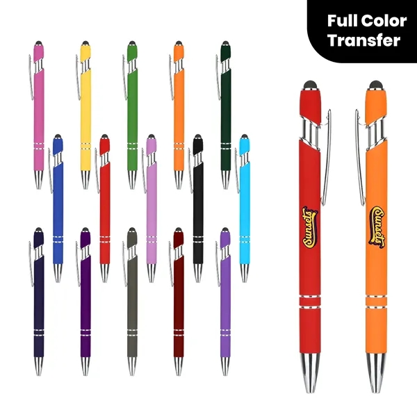 Customized Ellipse Soft with Stylus Metal Pen - Customized Ellipse Soft with Stylus Metal Pen - Image 1 of 1