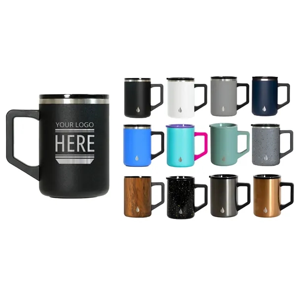 Elemental® Summit 16oz Stainless Steel Camp Mug with Shatter - Elemental® Summit 16oz Stainless Steel Camp Mug with Shatter - Image 0 of 16