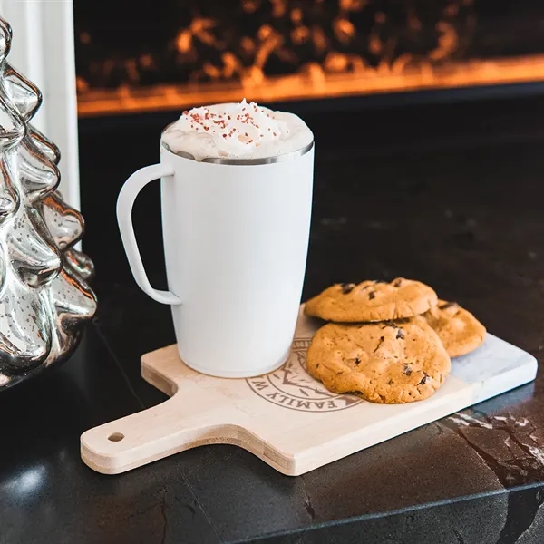 Black Marble & Bamboo Cutting Board - Black Marble & Bamboo Cutting Board - Image 3 of 3