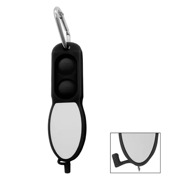 Push Pop Pen With Carabiner - Push Pop Pen With Carabiner - Image 1 of 4