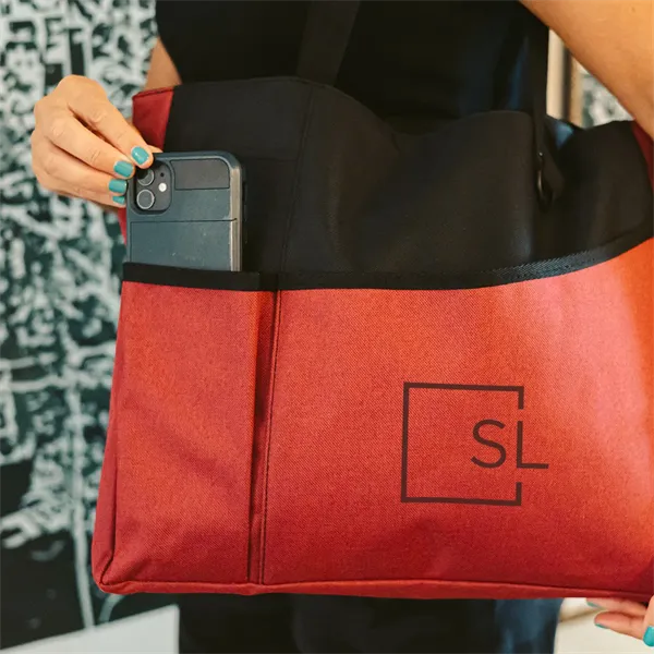 Delegate Heathered Tote Bag - Delegate Heathered Tote Bag - Image 7 of 7