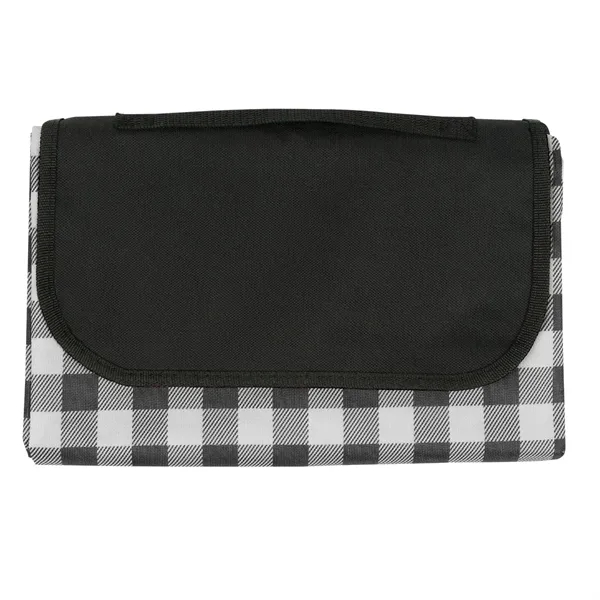 Gingham Roll-Up Picnic Blanket - Gingham Roll-Up Picnic Blanket - Image 3 of 15
