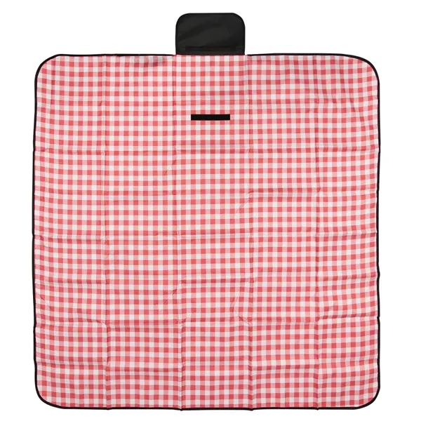 Gingham Roll-Up Picnic Blanket - Gingham Roll-Up Picnic Blanket - Image 15 of 15