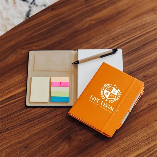 Journal Notebook With Sticky Notes & Flags - Journal Notebook With Sticky Notes & Flags - Image 17 of 25