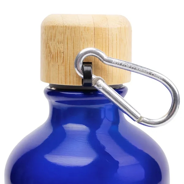 20 Oz. Aluminum Tundra Bike Bottle With Bamboo Lid - 20 Oz. Aluminum Tundra Bike Bottle With Bamboo Lid - Image 9 of 17