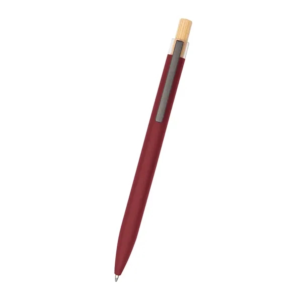 Recycled Aluminum Pen With Bamboo Plunger - Recycled Aluminum Pen With Bamboo Plunger - Image 24 of 27