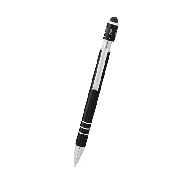 Recycled Aluminum Spin Game Top Pen With Stylus - Recycled Aluminum Spin Game Top Pen With Stylus - Image 1 of 25