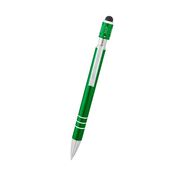 Recycled Aluminum Spin Game Top Pen With Stylus - Recycled Aluminum Spin Game Top Pen With Stylus - Image 7 of 25