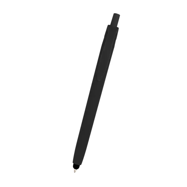 Zinnia Rubberized Pen With Stylus - Zinnia Rubberized Pen With Stylus - Image 2 of 28