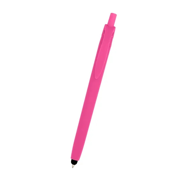 Zinnia Rubberized Pen With Stylus - Zinnia Rubberized Pen With Stylus - Image 18 of 28