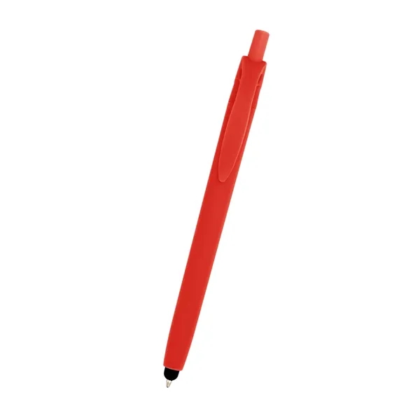 Zinnia Rubberized Pen With Stylus - Zinnia Rubberized Pen With Stylus - Image 23 of 28