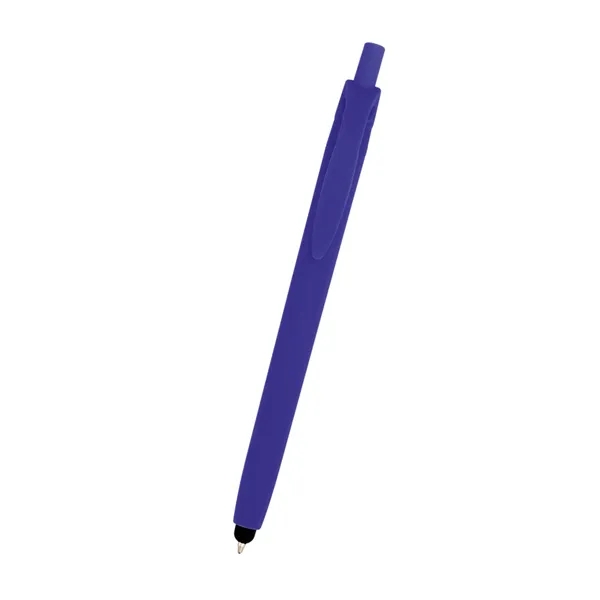 Zinnia Rubberized Pen With Stylus - Zinnia Rubberized Pen With Stylus - Image 28 of 28