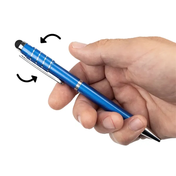 Recycled Aluminum Spinner Pen With Stylus - Recycled Aluminum Spinner Pen With Stylus - Image 10 of 14