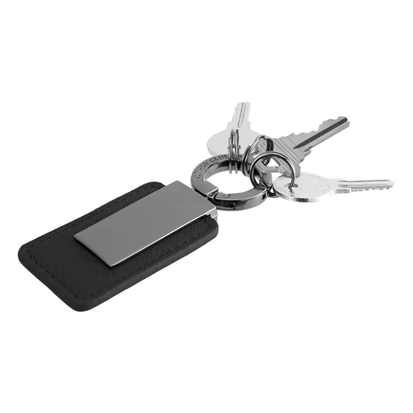Leatherette Carabiner Clip Key Tag - Leatherette Carabiner Clip Key Tag - Image 6 of 20