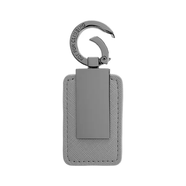 Leatherette Carabiner Clip Key Tag - Leatherette Carabiner Clip Key Tag - Image 14 of 20