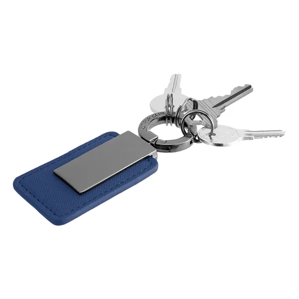 Leatherette Carabiner Clip Key Tag - Leatherette Carabiner Clip Key Tag - Image 16 of 20