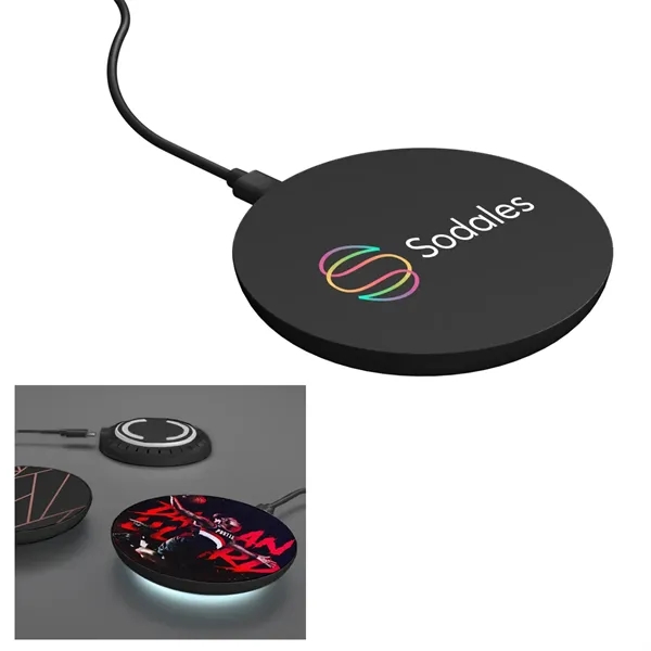 15W Wireless Charger With LED Light