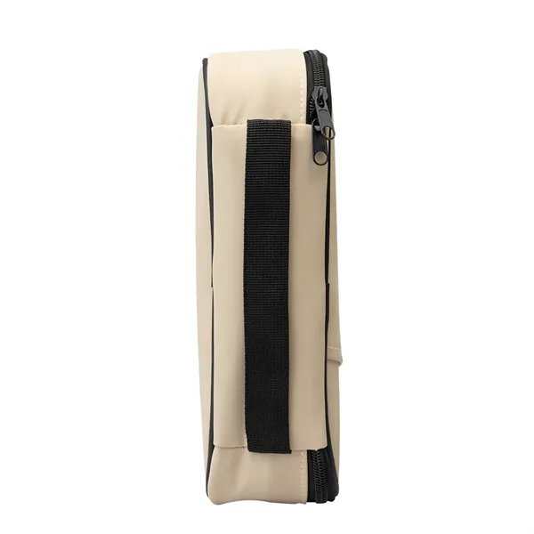 Hudson rPET Leatherette Tech Organizer - Hudson rPET Leatherette Tech Organizer - Image 8 of 9