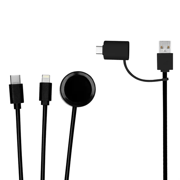 3' Multi-Charging Cable With Watch Dock - 3' Multi-Charging Cable With Watch Dock - Image 2 of 6