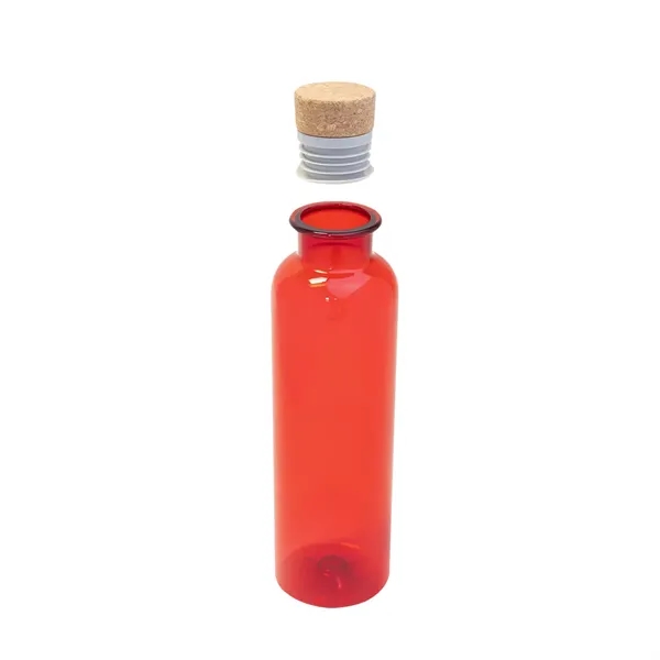 22 Oz. Maddie rPET Bottle With Cork Lid - 22 Oz. Maddie rPET Bottle With Cork Lid - Image 15 of 16