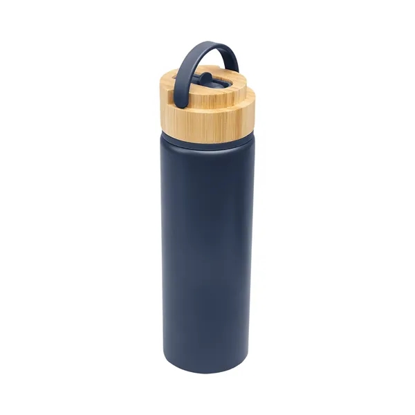 27 Oz. Ellis Recycled Aluminum Bottle With Bamboo Lid - 27 Oz. Ellis Recycled Aluminum Bottle With Bamboo Lid - Image 18 of 25