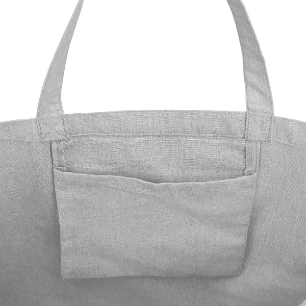 Aware™ 9 Oz. Recycled Cotton Shopper Tote Bag - Aware™ 9 Oz. Recycled Cotton Shopper Tote Bag - Image 9 of 15