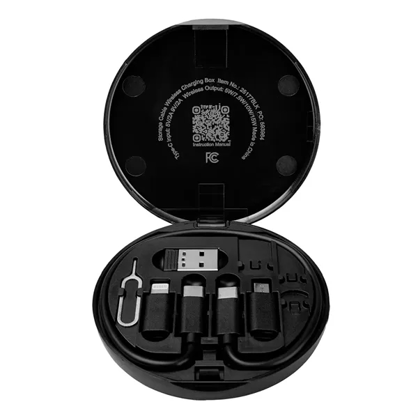 Charging Cord & Adapter Set In Wireless Charging Case - Charging Cord & Adapter Set In Wireless Charging Case - Image 4 of 10