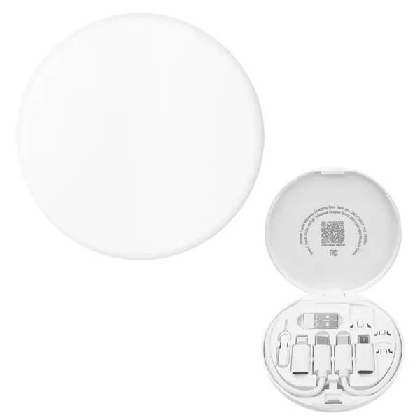 Charging Cord & Adapter Set In Wireless Charging Case - Charging Cord & Adapter Set In Wireless Charging Case - Image 6 of 10