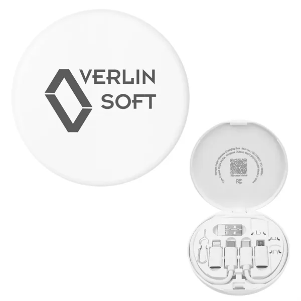 Charging Cord & Adapter Set In Wireless Charging Case - Charging Cord & Adapter Set In Wireless Charging Case - Image 8 of 10