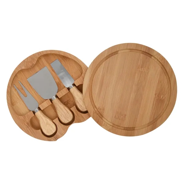 3-Piece Bamboo Cheese Server Kit - 3-Piece Bamboo Cheese Server Kit - Image 5 of 6